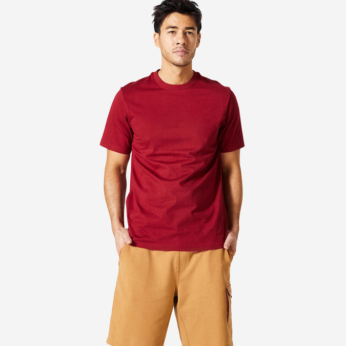 T-Shirt Fitness Homme - 500 Essentials blanc glacier, photo 7 of 6