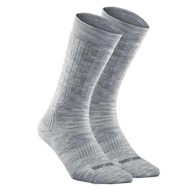 Chaussettes chaudes de randonnée - SH100 MID - x2 paires, photo 7 of 6