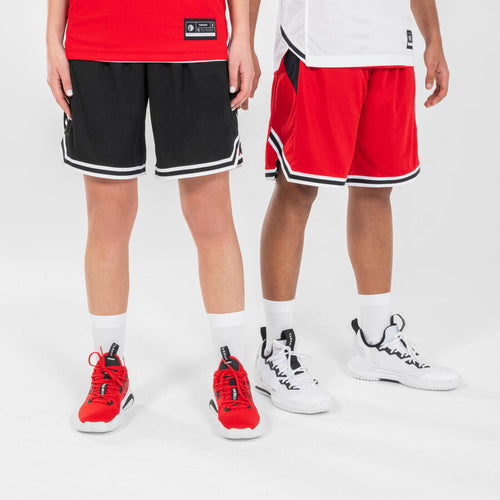 





SHORT BASKETBALL REVERSIBLE HOMME/FEMME - SH500R NOIR ROUGE