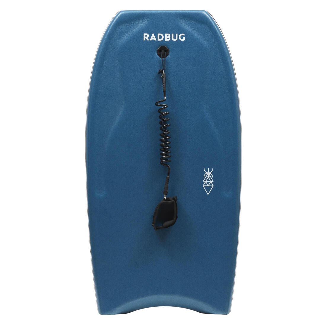 Bodyboard 500 bleu / orange avec leash