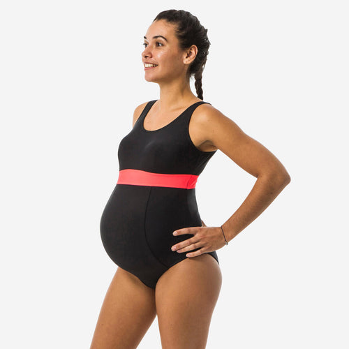 





Maillot de bain de natation grossesse 1 pièce  Romane noir corail