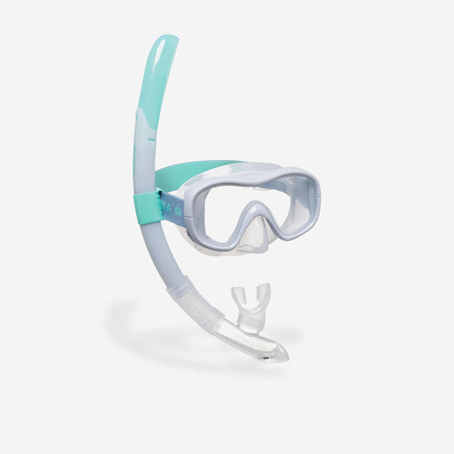 





Kit plongée Masque et Tuba Snorkeling 100 adulte Light Blue