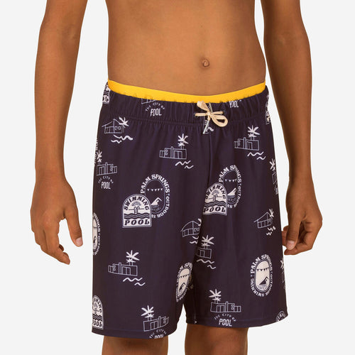 





Maillot De Bain Short Natation Garçon - 100 Long - All Palm