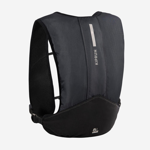 





Sac trail running 5l mixte noir - vendu avec poche a eau 1l