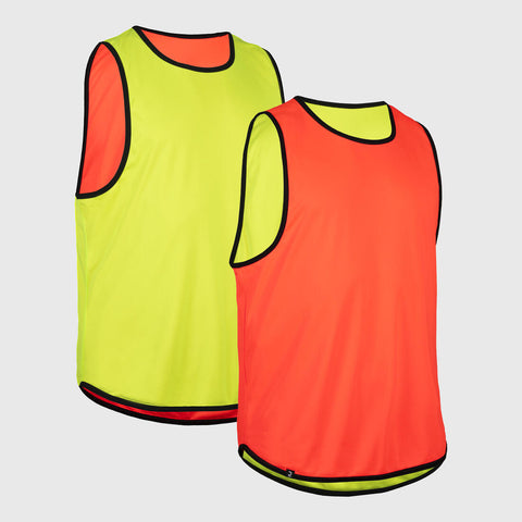 





Chasuble de rugby réversible - R500 jaune orange