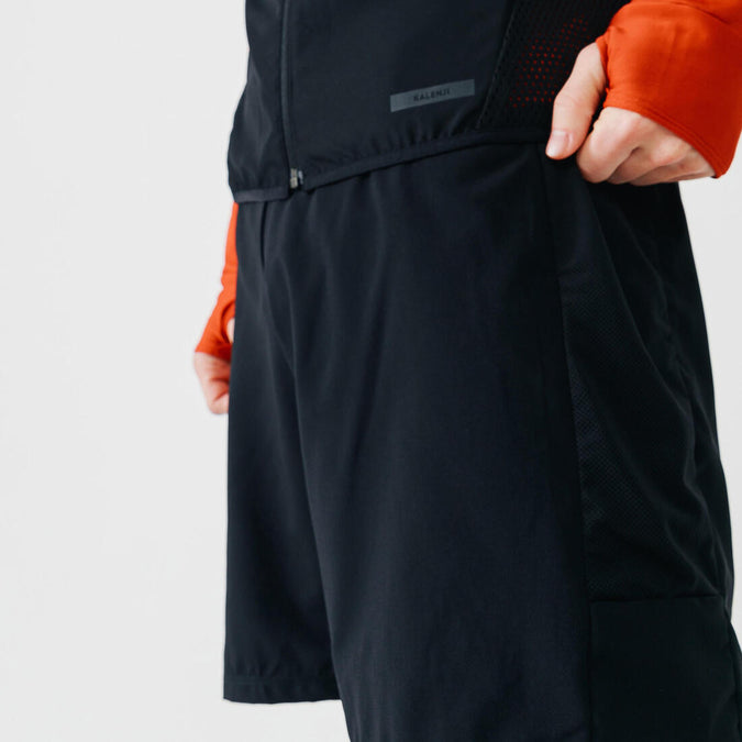 





Veste coupe vent sans manche de running Homme - KIPRUN Run 100 Noire, photo 6 of 7