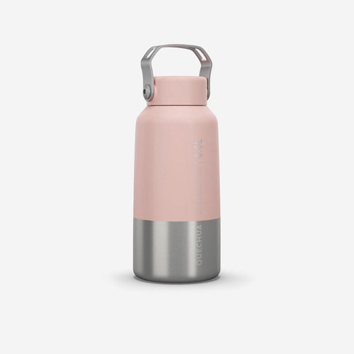 





Gourde inox 0,6L avec bouchon à vis pour la randonnée - rose