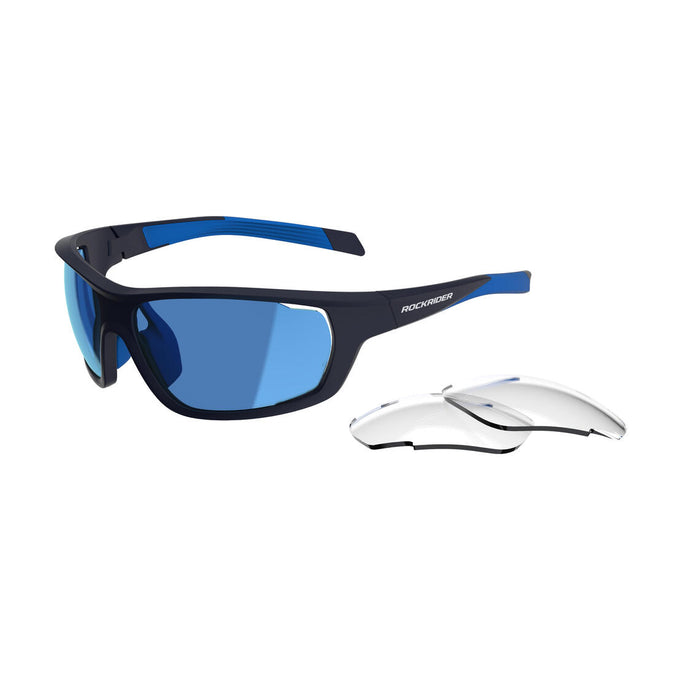 





Lunettes de vélo PERF 100 PACK bleu interchangeables CAT 0+3, photo 1 of 4