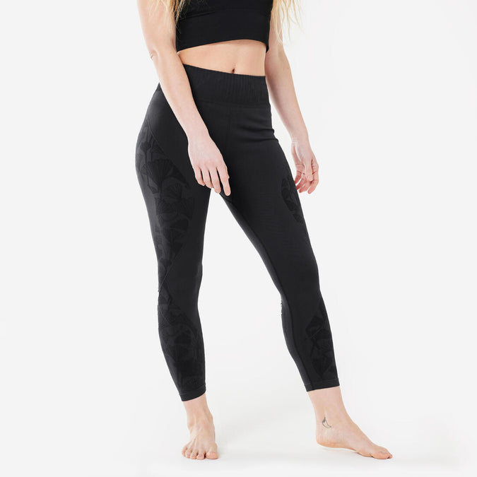 





LEGGING 7/8 YOGA DYN  SANS COUTURE NOIR, photo 1 of 5