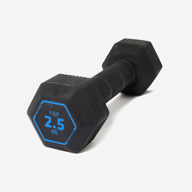 





Haltère de cross training et musculation 2,5 kg - Dumbbell hexagonale noire, photo 1 of 4