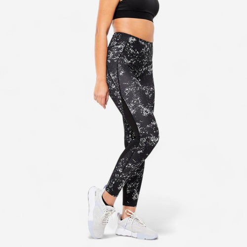 





Legging taille haute gainant Fitness Cardio Femme