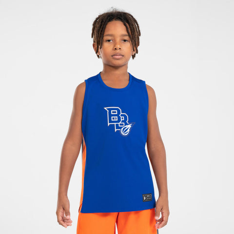 





MAILLOT DE BASKETBALL SANS MANCHE ENFANT - T500 BLEU