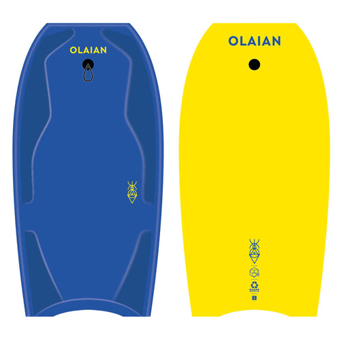 





Bodyboard 100 bleu jaune avec leash poignet