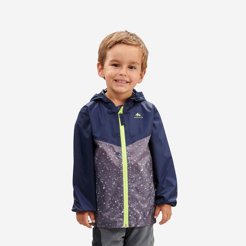 





Veste imperméable de randonnée enfant - MH100 zip - 2-6 ans