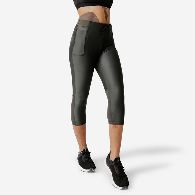 





Legging court running respirant Femme - KIPRUN Run 500 Dry kaki foncé, photo 1 of 6