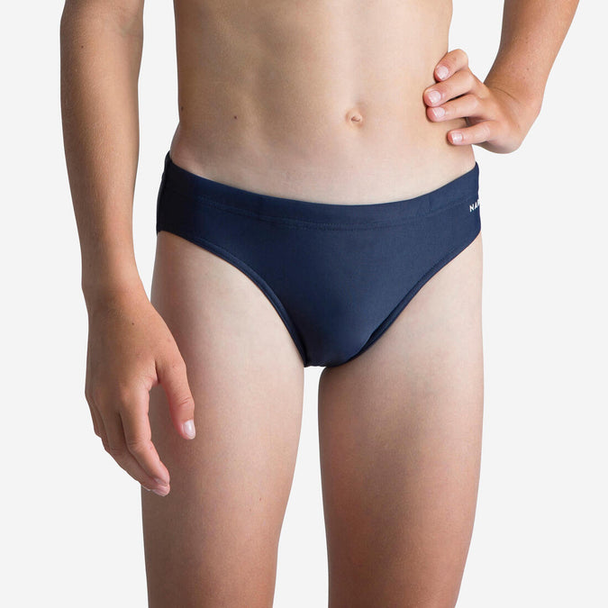 





Maillot De Bain Natation Garçon - Slip 100 Basic - Bleu Marine, photo 1 of 5