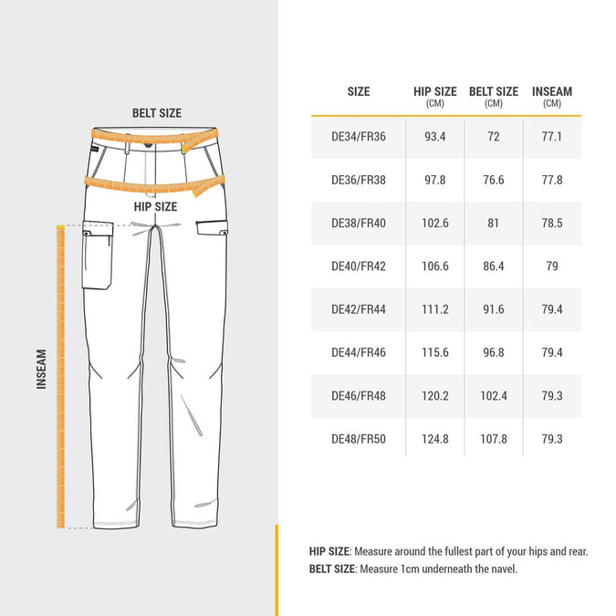 





PANTALON CARGO EN COTON DE TREKKING & VOYAGE - TRAVEL 100 - GRIS- FEMME, photo 6 of 8