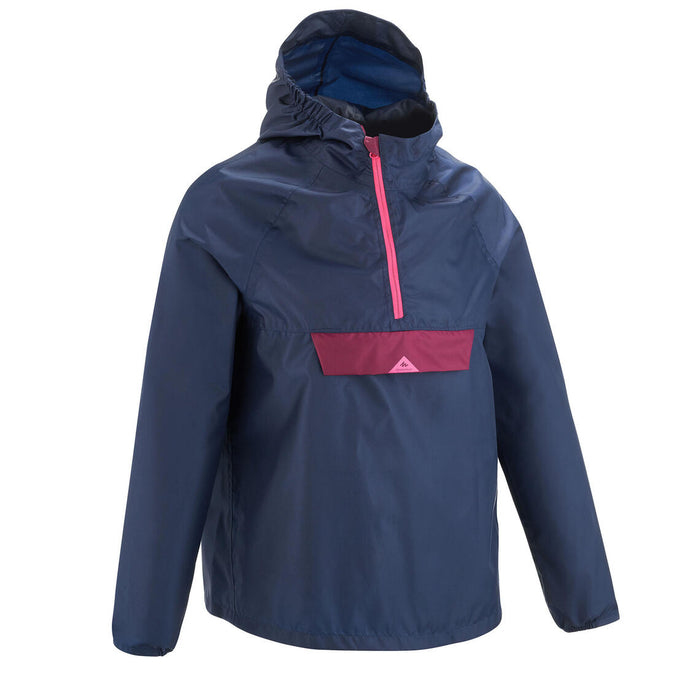 





Veste imperméable de randonnée - MH100 bleu marine et rose - enfant 7-15 ans, photo 1 of 5