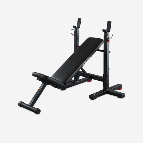 





Banc de musculation avec chandelles pliables, inclinable - bench press fold