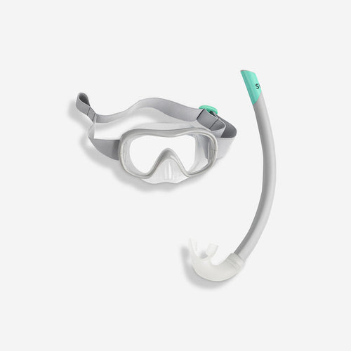 





Kit de snorkeling SUBEA Masque Tuba 100 JR Enfant Gris