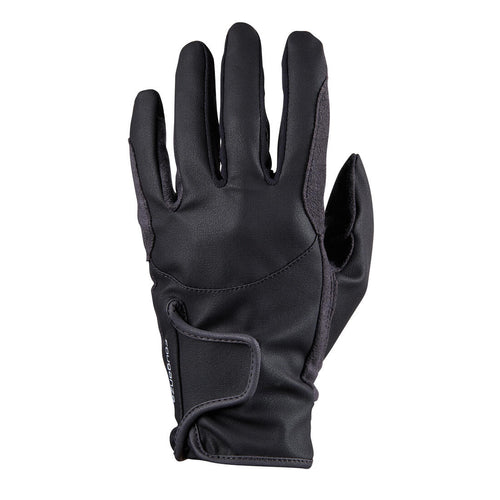 





Gants équitation enfant 500 noir et gris