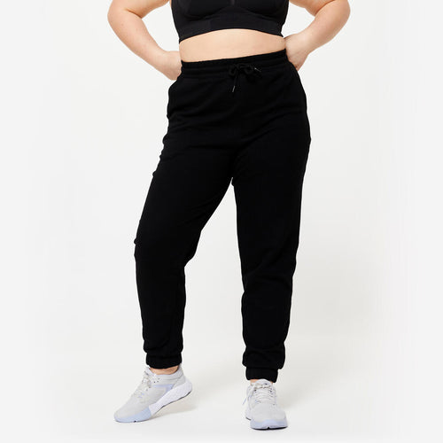 





Pantalon Regular Fitness Femme - 500 Essentials noir