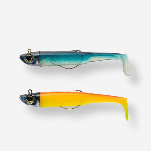 





COMBO leurres souples shad texan anchois ANCHO 120 30gr Bleu/Ayu en mer