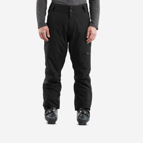 





Pantalon de ski chaud et ajustable homme, 500 noir