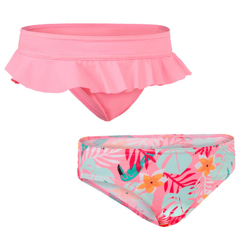 





bas de maillot de bain FILLETTE ROSE MADI 100