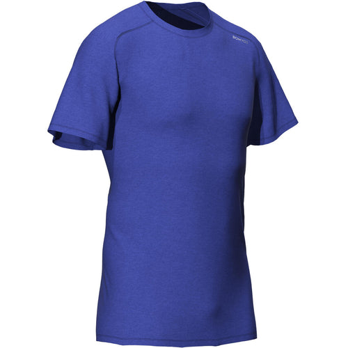 





T-shirt de fitness essentiel respirant col rond homme chiné