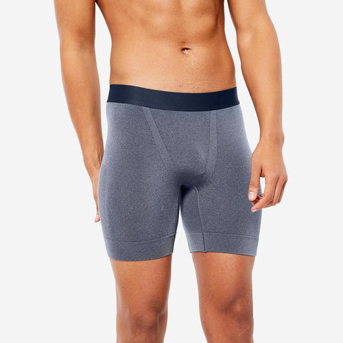 





Boxer long homme sans coutures - Gris Bleu