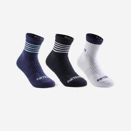 





CHAUSSETTES DE SPORT ENFANT HAUTES ARTENGO RS 500 BLANC MARINE LOT DE 3