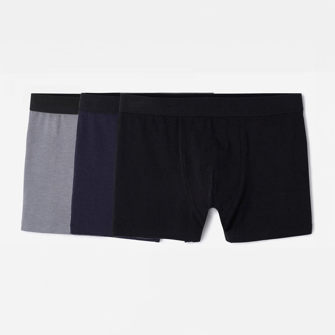 





Lot de 3 boxers en coton Homme - Noir/Gris/Bleu, photo 1 of 13