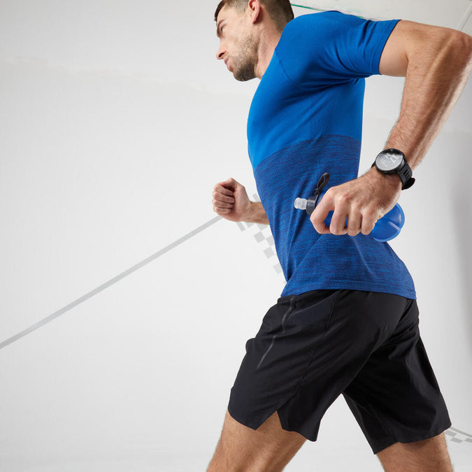 





SHORT RUNNING HOMME AVEC PORTAGE KIPRUN MARATHON NOIR, photo 9 of 12