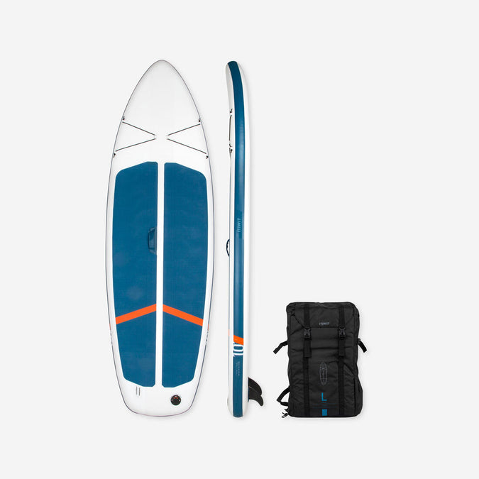 





Stand up paddle ultra compact et stable 10 pieds (130 kg max) blanc et bleu, photo 1 of 29