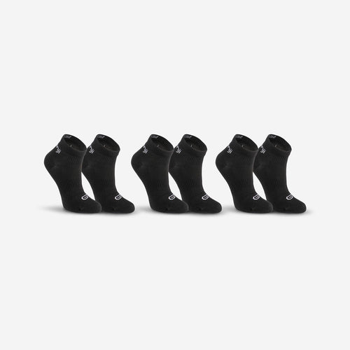 





Lot de 3 chaussettes enfant d'athlétisme  noires tige basse