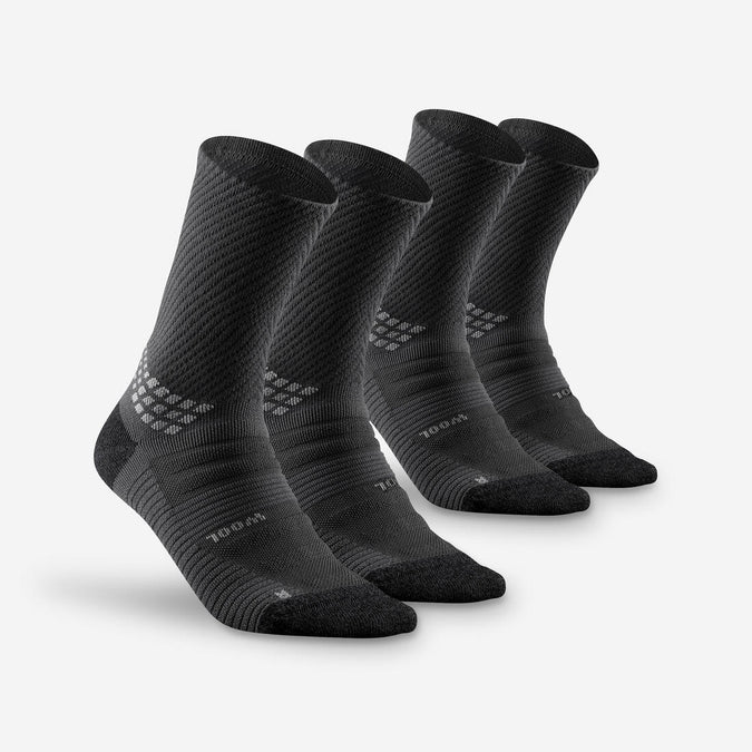 





Chaussettes randonnée - Hike 900 High noire - lot de 2 paires, photo 1 of 5