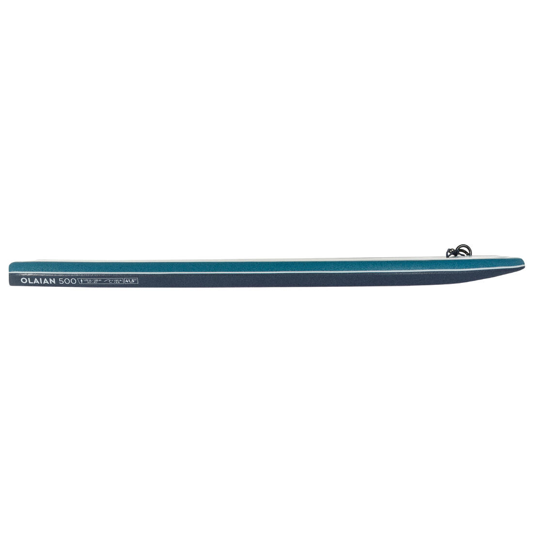 Bodyboard 500 bleu / orange avec leash