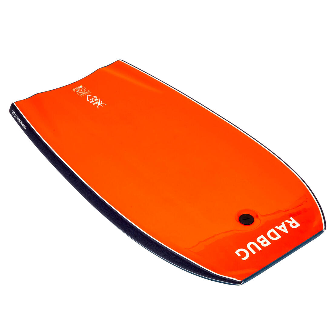 Bodyboard 500 bleu / orange avec leash