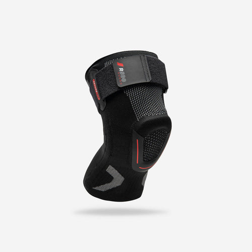 





Genouillère de maintien ligamentaire gauche/droite adulte -Genouillère R500 noir