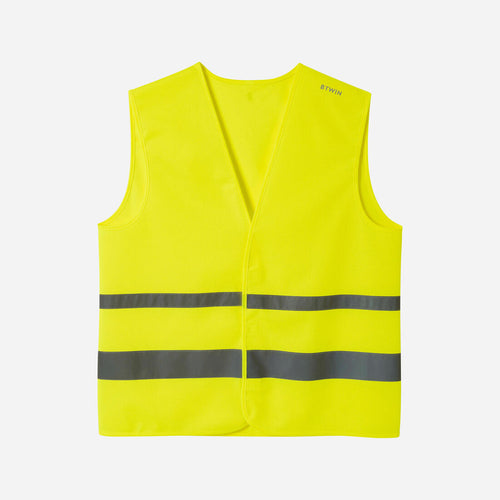 





GILET DE SECURITE HAUTE VISIBILITÉ VELO JAUNE FLUO